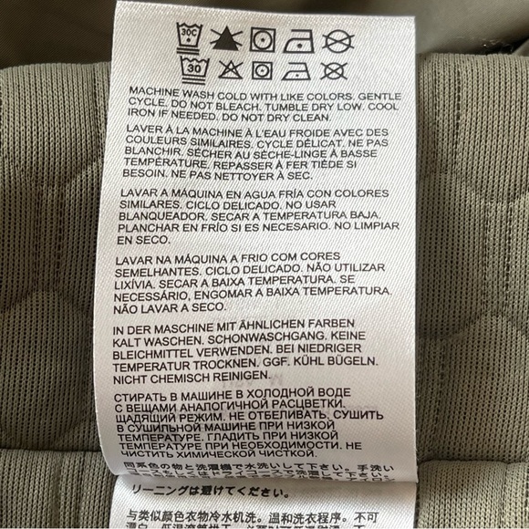 New Balance Lined Windbreaker; Olive green, Pull-over, Drawstring; Sz M Unisex - Picture 7 of 8